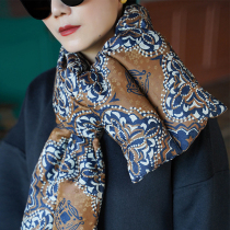 MEET fans call for feedback 60 m heavy silk Mulberry silk long scarf female wild multi color
