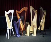 Taiwan Kristall harp to popularize the harpsichens Irish harp professional instrument small harp posing as a key harp.