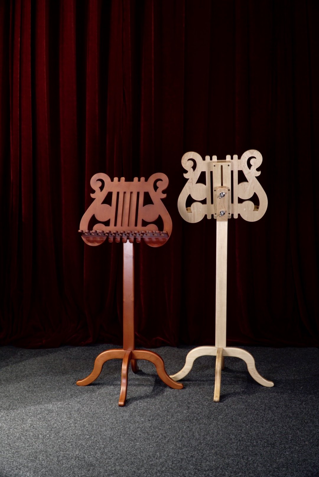 Harp Spectral Shelf genealogy table European-style retro solid wood high-end genealogy Spectrum Rack Tubes of the Classical Guitar and Classical Guitar