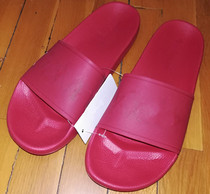 Mens fashionable and casual home slippers beach slippers red slippers