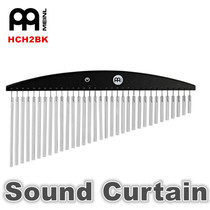 Meier meinl studio sound beam wind chimes single row black HCH2BK 33 bunch black classic sound curtain