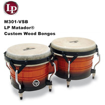 Fontainebleau Music Shop LP Matador® Series Custom Wooden Bongos Chrome Hardware