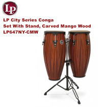 American LP City Series carved Conga Drum set LP647NY-CMW 11 12 inch mango wood
