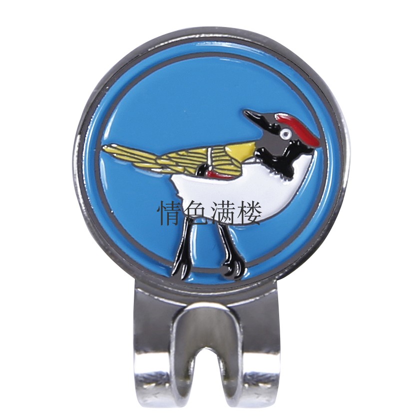 Mũ golf đóng gói mũ lưỡi trai dấu bóng có thể được tùy chỉnh logo với clip từ 	bộ đánh golf grow	