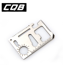 CQB EDC Tool Outdoor Multi-functional card Card Knife Universal Camping Tool Card Portable Tool Card Multipurpose