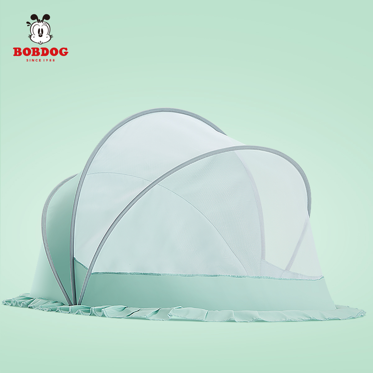 Babu Bean Baby Mosquito Net Hood Folding Baby Full Cover Type Universal Children Small Bed Mosquito Nets Mosquito-Proof Mongolia Bag