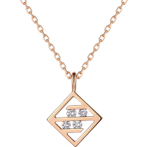 Lukfook Jewelry Small Universe Star Moving Diamond Pendant 18k Gold Womens Pricing cMDSKN0003R
