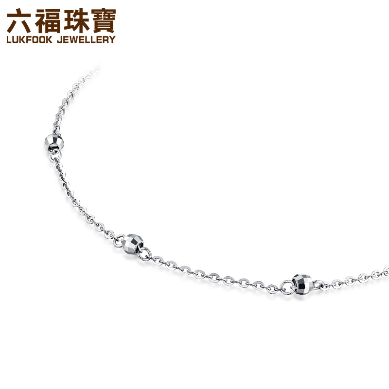 Liufu trang sức xe hoa hạt PT950 vàng bạch kim vòng chân nữ mô hình 0 từ chân bạch kim trang trí giá L05TBPB0007 - Vòng chân lắc chân vàng PNJ