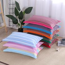 Cotton old coarse cloth buckwheat shell pillow adult protective cervical health care pillow suck sweat and breathable buckwheat leather pillow inner help sleep