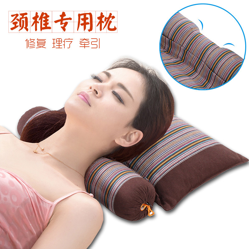 Full buckwheat hull Cervical Spine Pillow Repair Cervical Spine Special Pillow Pure Buckwheat Leather Pillow Core Adult pillow Pillow Traction Pillow