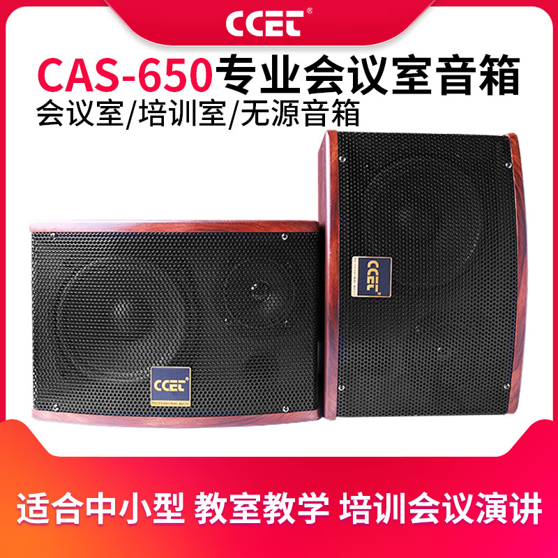 CCET CAS-650 Professional Audio Electro Teaching System Meeting Room Training Room Passive Sound Equipment Combined Classroom Company Meeting Family Singing K Sound Outdoor Cable Speaker
