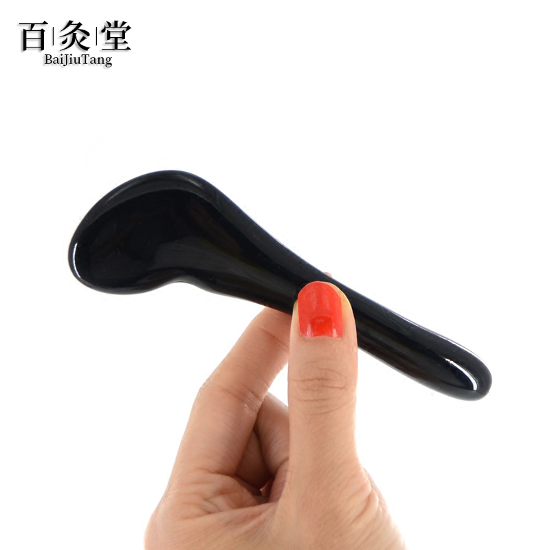 Obsidian beauty pencil stick facial massage bar dialed bar eye rod aesthetic rod beauty bar scraping plate massage