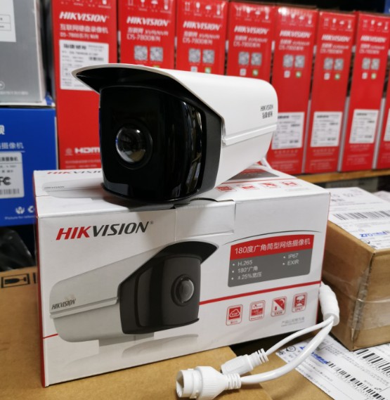 Hikvision DS-2CD3T45FDP1(FP1)-IS 4 million 180 degree wide-angle network gun machine can record