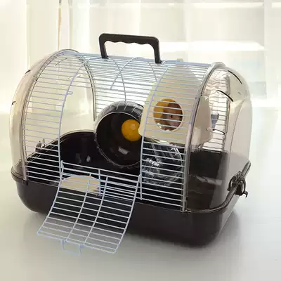 Japanese luxury hamster cage supplies full set of golden bear parrot dwarf Villa silk transparent foundation ornamental take-out