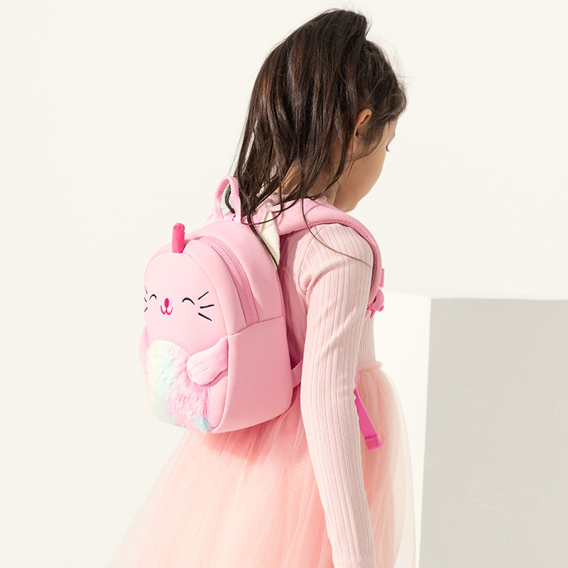 Balara Girls Casual Bag Spring Autumn Baby New Children's School Bag Fashion Double Shoulder Bag Nursery Bag Cute