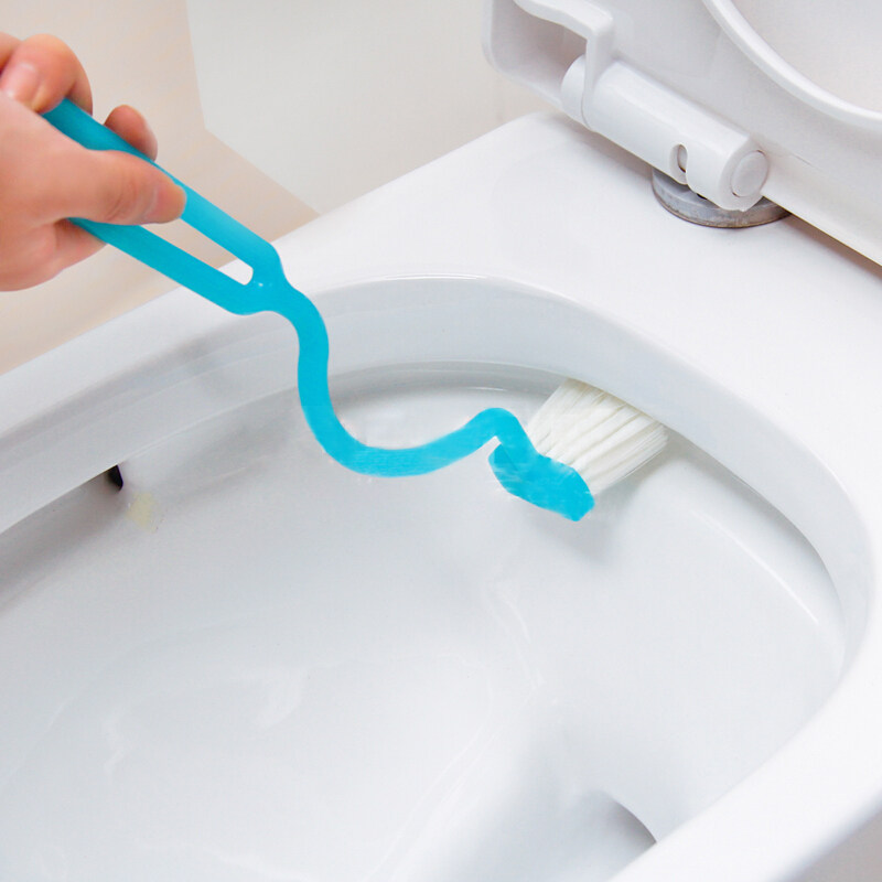 Japan's S Elbow Cleaning Brush Elbow Toilet with No Dead Angle