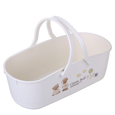 South Korea Imported Bath Basket Carry-on Basket Bath Basket bath basket Wash Basket plastic basket Handheld Bath Basket