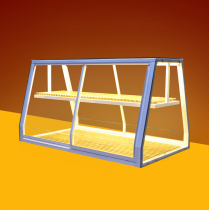 Bread rack Iron bread cabinet Bread display cabinet Glass food display rack Cake cabinet Sliding door Nakajima cabinet side cabinet