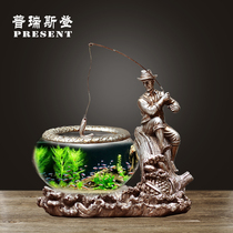 Decoration home accessories living room ornaments creative small fish tank mini tank desk desktop fish tank creative small fish tank
