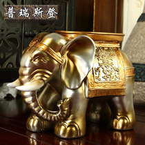 Home furnishings bench bench elephant stool changing shoes stool small elephant stool decoration resin crafts creative living room decorations