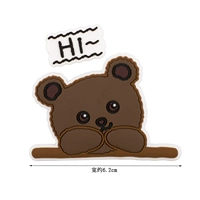 Медведь привет мягкий клей