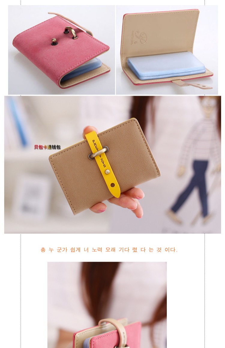 Gói thẻ thời trang mini lady đa thẻ tín dụng Hàn Quốc dễ thương dung lượng lớn cá tính Nhật Bản và gói thẻ đơn giản Hàn Quốc ví đựng thẻ gucci