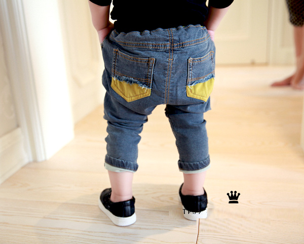 Pantalon garcon jeans en toile - Ref 2054745 Image 14