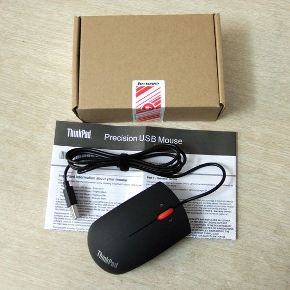 Direct selling original quality Thinkpad IBM black mouse USB notebook wired red wheel photoelectric mouse