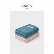 N night home cotton towel washcloth household adult cotton thick water absorption good solid color towel