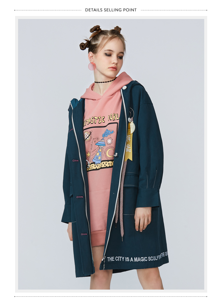 Trench pour femme en Coton en Coton - Ref 3225724 Image 13