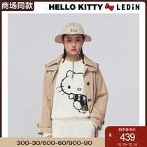 (hello kitty co-name) Lechi line pullover 2021 summer new knitted sweater C3EEB3302