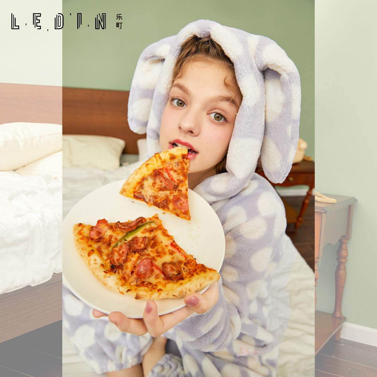 Pyjama pour femme à manches longues - Ref 2991528 Image 1