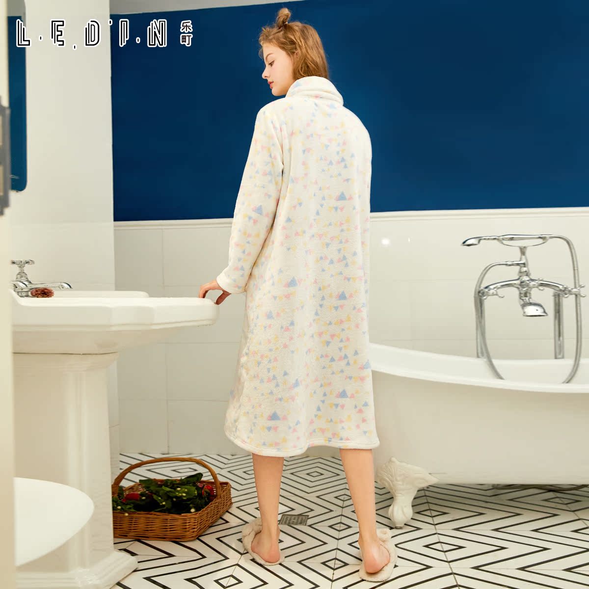 Pyjama pour femme à manches longues - Ref 2991529 Image 5