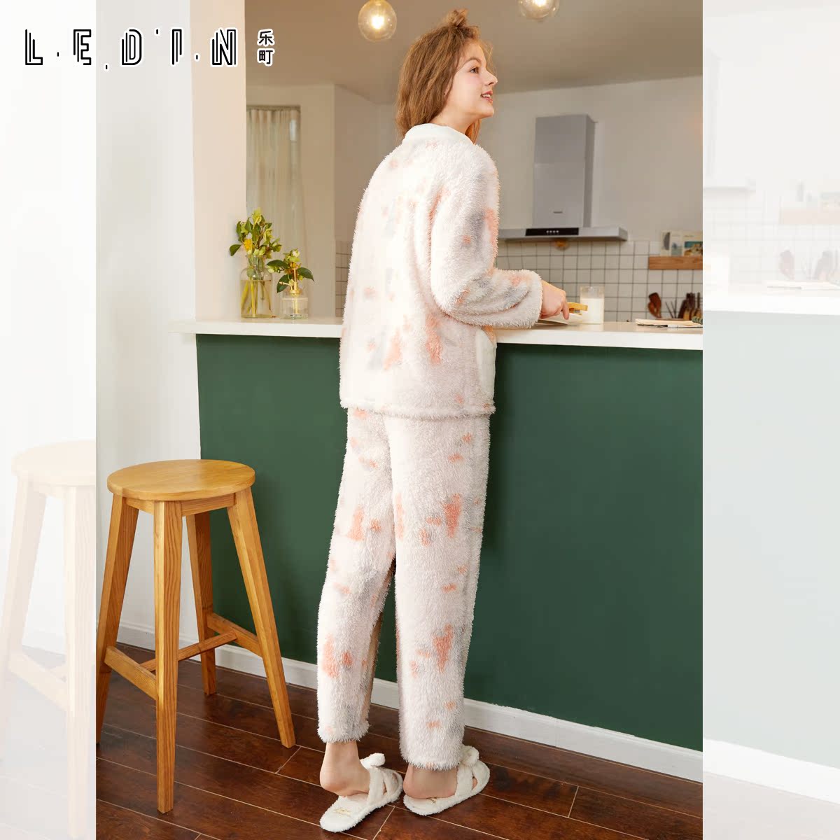 Pyjama pour femme à manches longues - Ref 2991531 Image 5