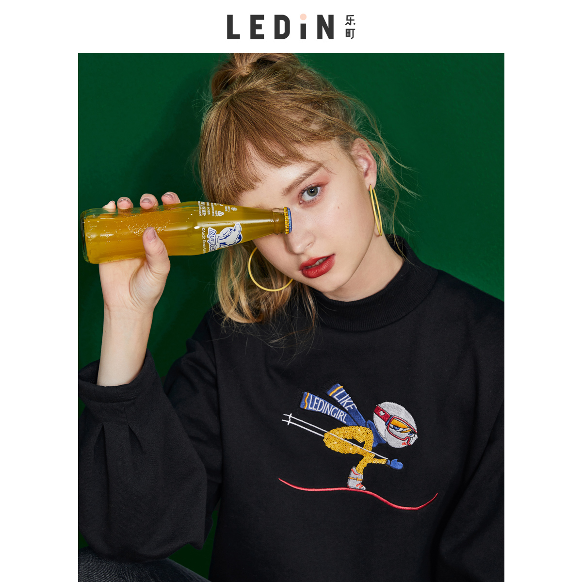 Sweatshirt femme - Ref 3215997 Image 4