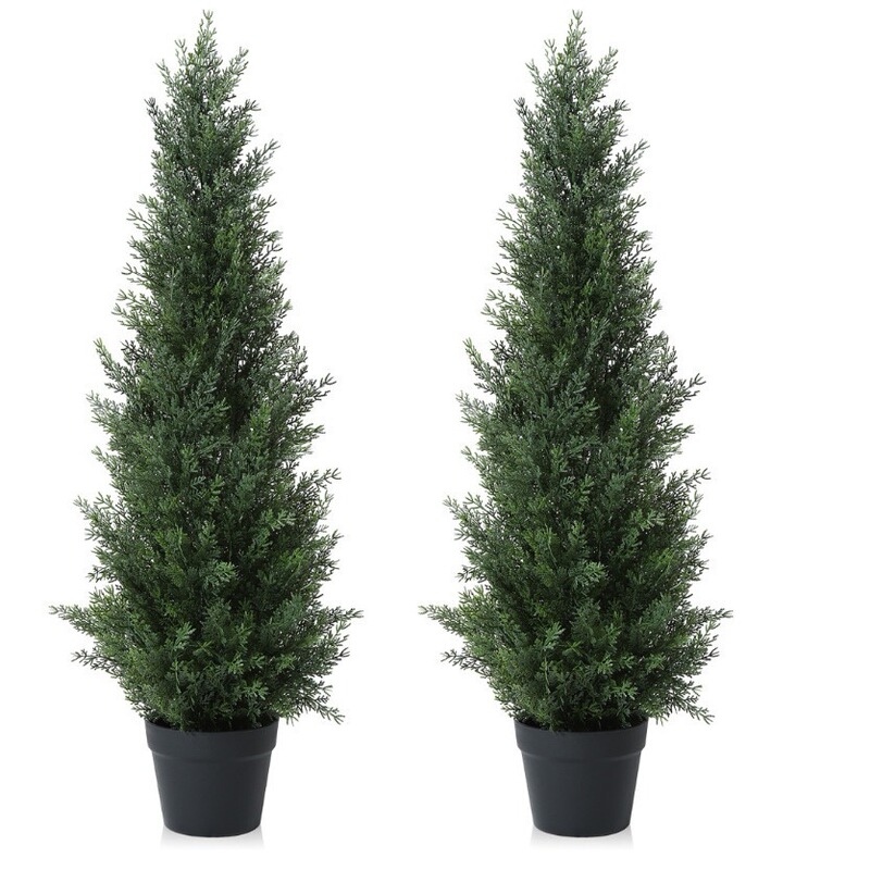 Cross-Border Artificial Pine and Cypress Trees Are Hot-Selling Christmas Decorations for Courtyards, Home Living Rooms, Shopping Malls, and Store Decorations