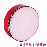 6 деревенская красная рука барабан