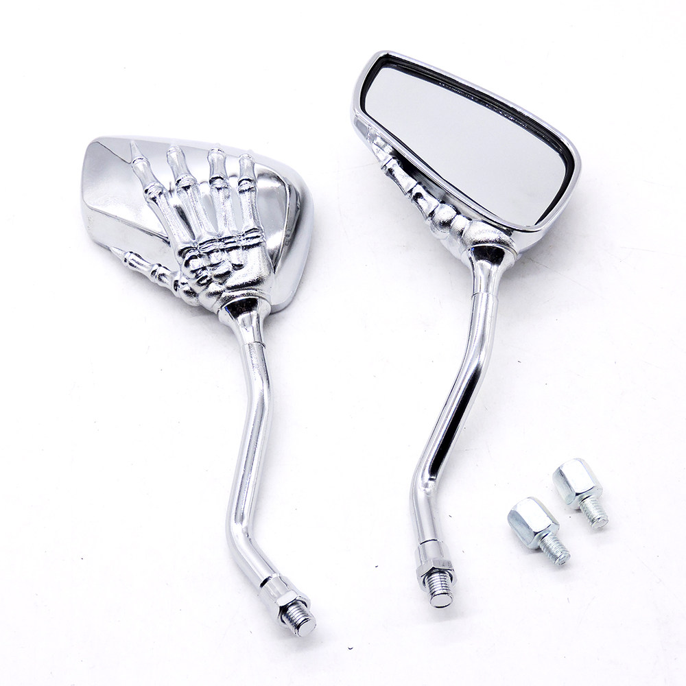 Motorcycle rearview mirror scooter modified personalized ghost hand reflector booster universal ghost claw rearview mirror