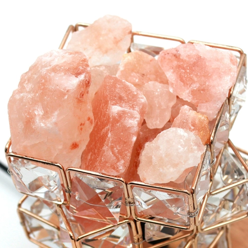 Гималайские хрустальные соли света ночные огни естественным образом регулируют негативное очищение ионов.