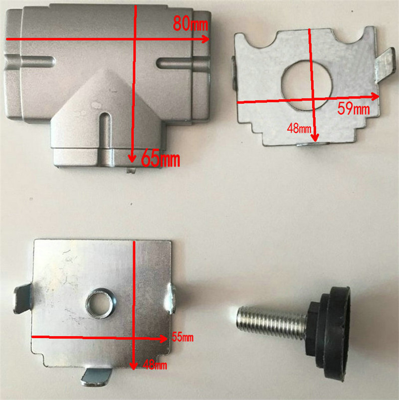 Nội thất văn phòng Thâm Quyến thẻ màn hình 45 phụ kiện nhân viên thẻ màn hình boong kết hợp phần cứng phụ kiện bàn