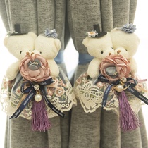 European curtain strap curtain buckle pair of curtain buckle rope cute cartoon curtain strap