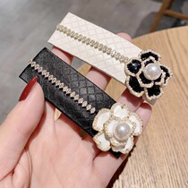 East gate Same-style Hair Accessories small fragrance Wind hairpin Zircon Pearl Mountain Tea Flowers BB Clip Classic Wrong Color Liu Hai Side Clip