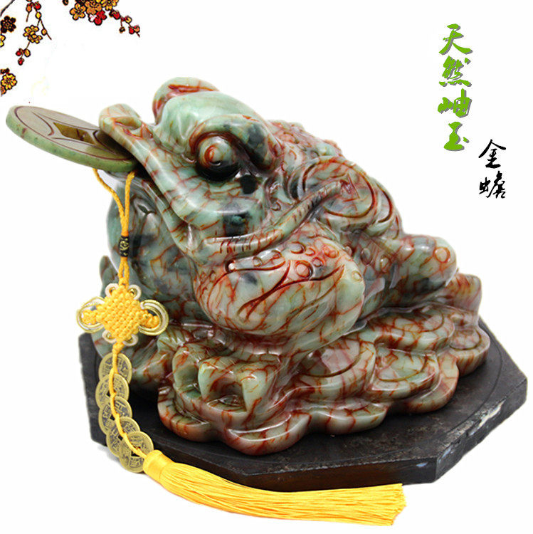 Natural Yuyu Golden Toad Swing Tripod Toad King Store Open Business Gift