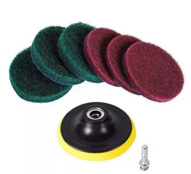 TAC8698 Industrial Baijie Bravel Sheet Back Fleece Sheet Self-Adhesive Brushed Cloth Pneumatic Electric Polishing Sheet 125