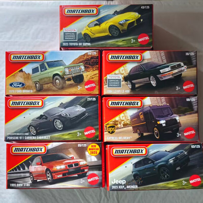 25 Years Matchbox Dnk70 New Batch City Hero Color Box Transportation Series Alloy Car Porsche Bmw