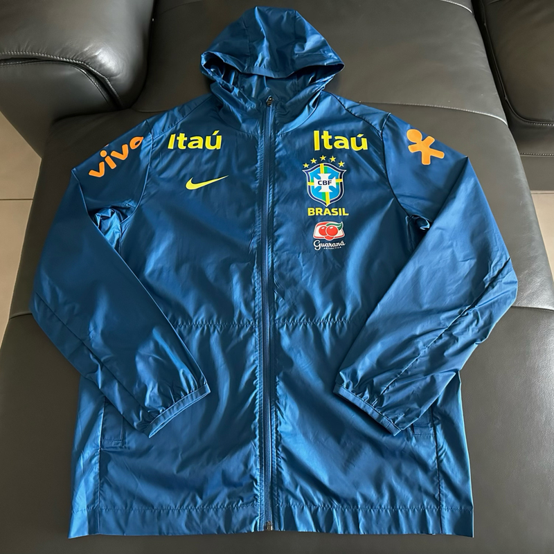 Nike Storm Fit Brazil National Team 24-25 Season Locker Room Player Version Raincoat
