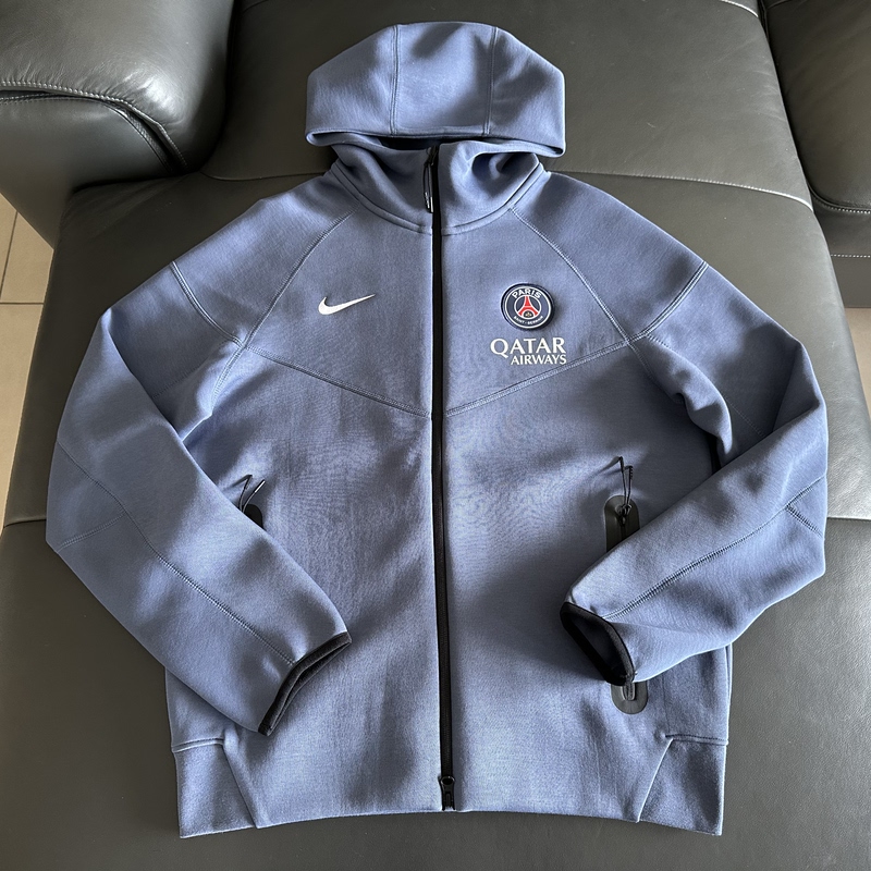Nike Tech Fleece Paris Saint-Germain 25-26 Player Version High-End Casual Jacket