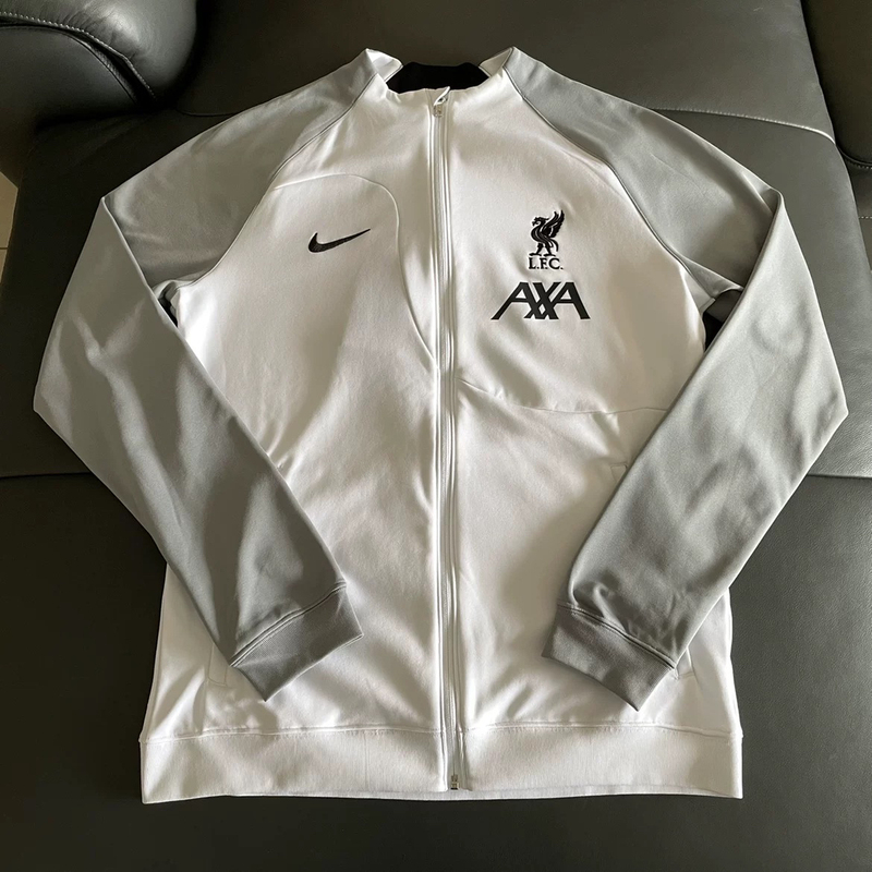 Nike Liverpool 22-23 Season Player Version Pre-Match Warm-Up Jacket with Fleece Lining Nike Liverpool 22-23 Season Player Version Pre-Match Warm-Up Jacket with Fleece Lining