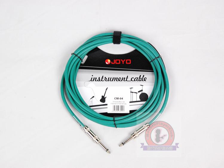JOYO Zhuo Le CM04 Guitar điện Bass Nhạc cụ điện tử che chắn kết nối giảm tiếng ồn Cáp đôi kết nối thẳng 4,5M - Phụ kiện nhạc cụ capo cá mập