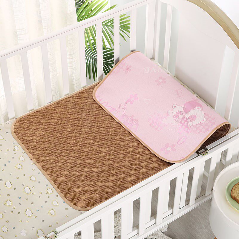 Children Ice Silk Cool Mat Kindergarten Afternoon Nap Baby XI Baby Cot Newborn Vines Mat summer Children Grass Mat